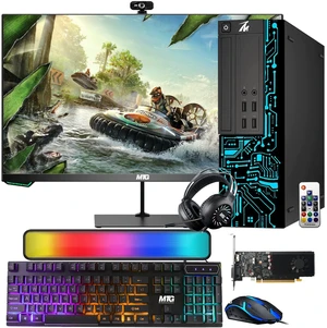 TechMagnet Siwa 8 Gaming PC, i7, 16GB RAM, 1TB SSD + 2TB HDD, GTX 1650 Graphics, 27 Inch Monitor, RGB KBM, Soundbar, Headphone, USB WiFi BT, Win 11 TechMagnet Siwa 8 Gaming PC, i7, 16GB RAM, 1TB SSD + 2TB HDD, GTX 1650 Graphics, 27 Inch Monitor, RGB KBM, Soundbar, Headphone, USB WiFi BT, Win 11