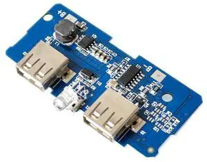 5V 2A Power Bank Charger Module Charging Circuit Board Step Up Boost Power Supply Module 2A Dual USB Output 1A Input 5V 2A Power Bank Charger Module Charging Circuit Board Step Up Boost Power Supply Module 2A Dual USB Output 1A Input