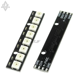 10PCS/LOT 8 channel WS2812 5050 RGB LED lights built-in full color-driven development board 10PCS/LOT 8 channel WS2812 5050 RGB LED lights built-in full color-driven development board
