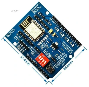 ESP8266 ESP-12 ESP-12E UART Shield Development Board For Mega UNO R3 Module Mega 3.3V 5V TTL Interface one ESP8266 ESP-12 ESP-12E UART Shield Development Board For Mega UNO R3 Module Mega 3.3V 5V TTL Interface one