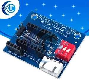 CLT Stepper Motor Driver Shield: 3D Printer Control Extension Board Compatible with A4988/DRV8825 CLT Stepper Motor Driver Shield: 3D Printer Control Extension Board Compatible with A4988/DRV8825