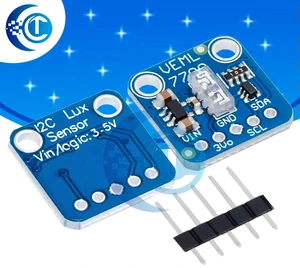 VEML7700 Ambient Light Sensor Module 120k Lux Light measuring Sensor Board 3.3V 5V I2C IIC Interface for Raspberry Pi VEML7700 Ambient Light Sensor Module 120k Lux Light measuring Sensor Board 3.3V 5V I2C IIC Interface for Raspberry Pi