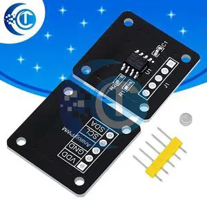 MT6701 magnetic encoder magnetic induction angle measurement sensor module 14bit high precision instead of AS5600 MT6701 magnetic encoder magnetic induction angle measurement sensor module 14bit high precision instead of AS5600