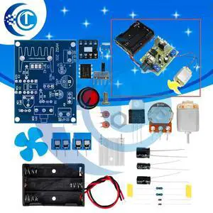 NE555 Motor Speed Regulation Kit Maker DIY Teaching Electronic Manufacturing Technology Test Assembly Training Welding NE555 Motor Speed Regulation Kit Maker DIY Teaching Electronic Manufacturing Technology Test Assembly Training Welding