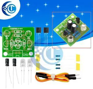DIY Kit 5MM LED Simple Flash Light Circuit Simple flashing Leds Circuit Board Kits Electronic Production Suite Parts DIY Kit 5MM LED Simple Flash Light Circuit Simple flashing Leds Circuit Board Kits Electronic Production Suite Parts