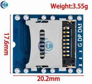 WTV020 Series MP3 Voice Module Mini SD Card Audio Sound Module Compatible with for UNO R3/2560 WTV020 Series MP3 Voice Module Mini SD Card Audio Sound Module Compatible with for UNO R3/2560