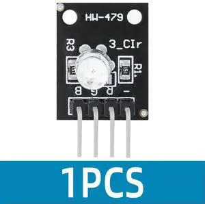4-Pin 3-Color RGB LED Sensor Module: KEYES KY-016 (Electronics FZ0455) for DIY Starter Kit 4-Pin 3-Color RGB LED Sensor Module: KEYES KY-016 (Electronics FZ0455) for DIY Starter Kit
