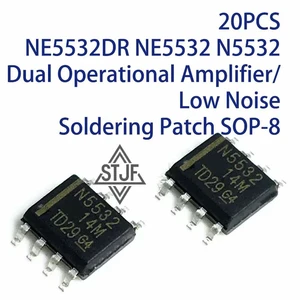 20PCS NE5532DR NE5532 N5532 Dual Operational Amplifier/Low Noise Soldering Patch SOP-8 20PCS NE5532DR NE5532 N5532 Dual Operational Amplifier/Low Noise Soldering Patch SOP-8