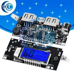 Dual USB 5V 1A 2.1A Power Bank Module Charger Board with LED Indicator DIY Electronic Kit Dual USB 5V 1A 2.1A Power Bank Module Charger Board with LED Indicator DIY Electronic Kit