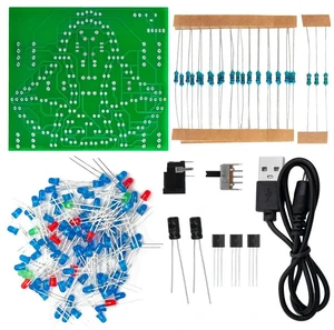 5V Swing Wind Chime Soldering Kit, 95 LED Flashing Circuit DIY Electronic Assembly Module for Welding Practice 5V Swing Wind Chime Soldering Kit, 95 LED Flashing Circuit DIY Electronic Assembly Module for Welding Practice