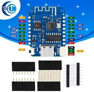 for WEMOS D1 Mini V4.0.0 TYPE-C USB Internet of Things Board based ESP8266 4MB MicroPython Nodemcu for Compatible for WEMOS D1 Mini V4.0.0 TYPE-C USB Internet of Things Board based ESP8266 4MB MicroPython Nodemcu for Compatible