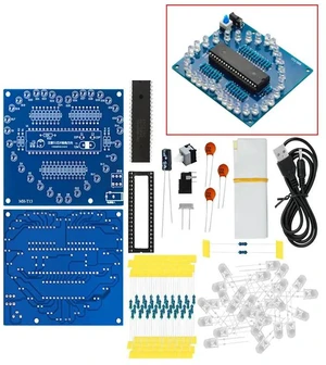 Star/Heart Shaped RGB LED Module (Single): Water-Effect Glow DIY Kit Compatible with 51 MCU & for Star/Heart Shaped RGB LED Module (Single): Water-Effect Glow DIY Kit Compatible with 51 MCU & for