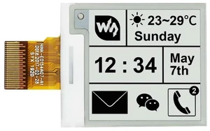 1.54inch E-Ink E-Paper Raw Display Panel EPD 200*200 Resolution with Embedded Controller 1.54inch E-Ink E-Paper Raw Display Panel EPD 200*200 Resolution with Embedded Controller