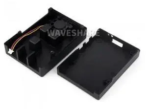 PI5-CASE-I Aluminum Stripe Grooved Case For Raspberry Pi 5, Built-In Cooling Fan And Heatsink Pillars PI5-CASE-I Aluminum Stripe Grooved Case For Raspberry Pi 5, Built-In Cooling Fan And Heatsink Pillars