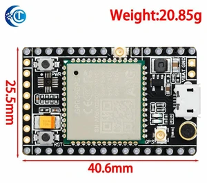 RCmall A9G Development Board GPRS GSM GPS BDS Quad-band Module Support SMS Voice AT Command for Watch RCmall A9G Development Board GPRS GSM GPS BDS Quad-band Module Support SMS Voice AT Command for Watch