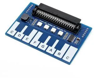 Mini Piano Module for Micro Bit Touch Keys to Play Music With 4x RGB LEDs Mini Piano Module for Micro Bit Touch Keys to Play Music With 4x RGB LEDs