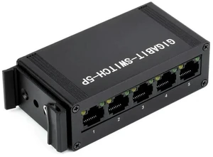 Industrial 5P Gigabit Ethernet Switch, Full-Duplex 10/100/1000M, DIN Rail Mount Industrial 5P Gigabit Ethernet Switch, Full-Duplex 10/100/1000M, DIN Rail Mount