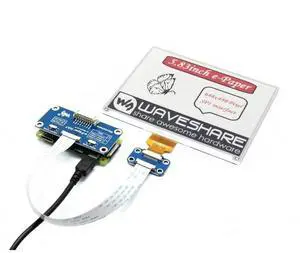 5.83inch e-Paper HAT (B),648×480,E-Ink display for Raspberry Pi, red/black/white three-color 5.83inch e-Paper HAT (B),648×480,E-Ink display for Raspberry Pi, red/black/white three-color