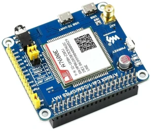 A7600E LTE Cat-1 HAT for Raspberry Pi Low Speed 4G Module 2G GSM GPRS for Southeast Asia West Asia Europe Afri A7600E LTE Cat-1 HAT for Raspberry Pi Low Speed 4G Module 2G GSM GPRS for Southeast Asia West Asia Europe Afri