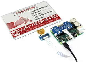 7.5inch E-Paper E-Ink Display HAT (B) For Raspberry Pi 800*480 Resolution SPI Interface 7.5inch E-Paper E-Ink Display HAT (B) For Raspberry Pi 800*480 Resolution SPI Interface
