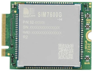 SIMCom SIM7600G-H-M.2 SIMCom 4G LTE Cat-4 Module Global Coverage GNSS M.2 Connector SIMCom SIM7600G-H-M.2 SIMCom 4G LTE Cat-4 Module Global Coverage GNSS M.2 Connector
