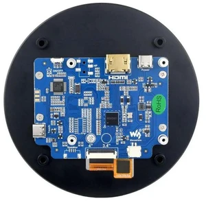 4inch HDMI Round Touch Display, 720 × 720, IPS, 10-Point Touch, Round LCD, Optical Bonding Toughened Glass Panel 4inch HDMI Round Touch Display, 720 × 720, IPS, 10-Point Touch, Round LCD, Optical Bonding Toughened Glass Panel