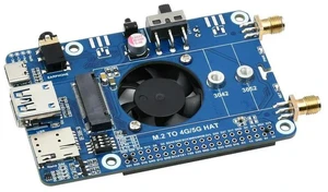 SIM7600G-H M.2 4G HAT for Raspberry Pi, LTE CAT4 High Speed, 4G/3G/2G, GNSS, Global Band SIM7600G-H M.2 4G HAT for Raspberry Pi, LTE CAT4 High Speed, 4G/3G/2G, GNSS, Global Band