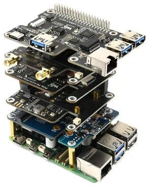 PCIe To 2-Ch SATA Adapter For Raspberry Pi 5, HAT+ Standard Dual LED EEPROM, SATA Hard Drive Protocol Driver-free PCIe To 2-Ch SATA Adapter For Raspberry Pi 5, HAT+ Standard Dual LED EEPROM, SATA Hard Drive Protocol Driver-free
