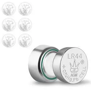 AISUNOUTDOOR LR44 Alkaline Button Batteries - Long-Lasting Power for Small Electronics, Toys, Watches, and More, 6-Pack AISUNOUTDOOR LR44 Alkaline Button Batteries - Long-Lasting Power for Small Electronics, Toys, Watches, and More, 6-Pack