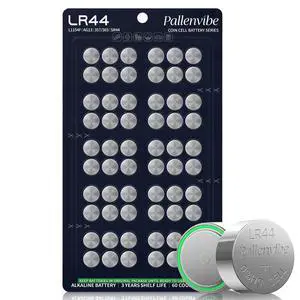 60 Pack LR44 Batteries, AG13 A76 L1154F SR44 lr 44 Button Coin Cell Battery | 1.5V Alkaline for Toys Thermometers Kitchen Scales Calculators Watches Digital Calipers Laser Pointers LED Lights Humidors 60 Pack LR44 Batteries, AG13 A76 L1154F SR44 lr 44 Button Coin Cell Battery | 1.5V Alkaline for Toys Thermometers Kitchen Scales Calculators Watches Digital Calipers Laser Pointers LED Lights Humidors