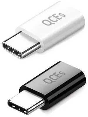 QCEs Micro USB to USB C Adapter 2Pack, Type C Adapter Fast Charging Compatible with iPhone 16/15 Pro Plus, Galaxy S24/S23, Type-C Phones, Tablets QCEs Micro USB to USB C Adapter 2Pack, Type C Adapter Fast Charging Compatible with iPhone 16/15 Pro Plus, Galaxy S24/S23, Type-C Phones, Tablets