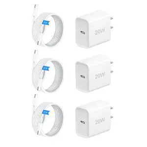 USB C Charger Block, 20W Fast Charge Type-C Adapter, 3 Pack USB C Wall Charger for iPhone 17/17 Pro/16/16 Pro/16 Pro Max/15/15 Plus/15 Pro/15 Pro Max USB C Charger Block, 20W Fast Charge Type-C Adapter, 3 Pack USB C Wall Charger for iPhone 17/17 Pro/16/16 Pro/16 Pro Max/15/15 Plus/15 Pro/15 Pro Max