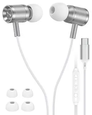 iPhone 17 USB C Headphones Wired, Earbuds with Microphone for iPhone 17e 16 | Type C in-Ear Headphones with Mic, USBC Wired Ear Buds for Samsung Galaxy S26 S25 S24 A17 Pixel Earphones iPhone 17 USB C Headphones Wired, Earbuds with Microphone for iPhone 17e 16 | Type C in-Ear Headphones with Mic, USBC Wired Ear Buds for Samsung Galaxy S26 S25 S24 A17 Pixel Earphones