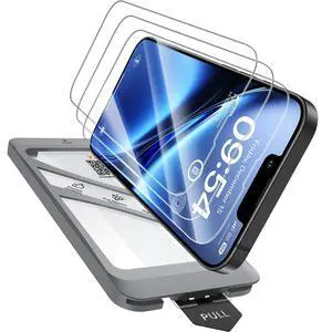 TAURI 4 in 1 for iPhone 16e / for iPhone 17e Screen Protector | 1 Dust Free Easy Installation Tool + 3 Pack Tempered Glass Film, 9H Hardness Bubble Free HD Screen Protector for 17 e / 16 e TAURI 4 in 1 for iPhone 16e / for iPhone 17e Screen Protector | 1 Dust Free Easy Installation Tool + 3 Pack Tempered Glass Film, 9H Hardness Bubble Free HD Screen Protector for 17 e / 16 e