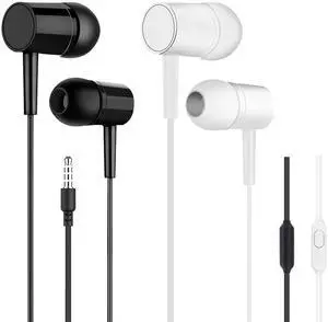 2Packs Wired Earbuds Headphones with Microphone,3.5mm in-Ear Headphones with Stereo Sound, Noise Lsolating for Phone Calls, Gaming, Laptop, Computer, Tablet 2Packs Wired Earbuds Headphones with Microphone,3.5mm in-Ear Headphones with Stereo Sound, Noise Lsolating for Phone Calls, Gaming, Laptop, Computer, Tablet