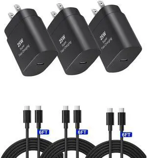Type C Charger, 25W Type C Fast Charging Block, with USB C Charger Cable Compatible Galaxy S24/S23/S22/S22 Ultra/ S21/S21 Ultra/S20/ S20 Plus/ S20 Ultra/ S10/ S10e/ S10 Plus Type C Charger, 25W Type C Fast Charging Block, with USB C Charger Cable Compatible Galaxy S24/S23/S22/S22 Ultra/ S21/S21 Ultra/S20/ S20 Plus/ S20 Ultra/ S10/ S10e/ S10 Plus