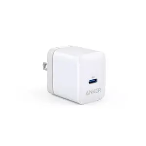 Anker PowerPort III 20W USB-C Wall Charger, Compact Fast Charger, Foldable Plug, Quick Charging for iPhone 16 Series, Galaxy, Pixel, iPad (Cable Not Included), A2631 Anker PowerPort III 20W USB-C Wall Charger, Compact Fast Charger, Foldable Plug, Quick Charging for iPhone 16 Series, Galaxy, Pixel, iPad (Cable Not Included), A2631
