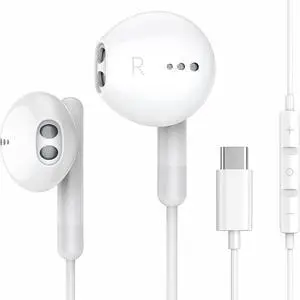 USB-C Earphones For Moto G Stylus 2026/G Power 2026-23/G Play 2026/Moto G | Motorola G Power/2025, G85/G86/G15, Edge 60/50 Type C Wired Earphones Noise Cancelling Earbuds, Volume Control, Stereo HiFi USB-C Earphones For Moto G Stylus 2026/G Power 2026-23/G Play 2026/Moto G | Motorola G Power/2025, G85/G86/G15, Edge 60/50 Type C Wired Earphones Noise Cancelling Earbuds, Volume Control, Stereo HiFi