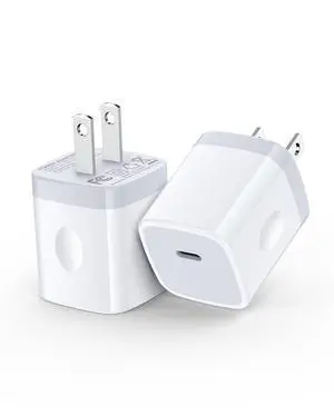 Galaxy S26 USB C Fast Charger Block, 2Pack 20W PD3.0 Charging Cube | 5V 3A USBC Power Adapter AILKIN Fast Wall Plug for Samsung Galaxy A17 A16 5G, iPhone 17 17e 16 15 Pro Max, Google Pixel 10Pro Galaxy S26 USB C Fast Charger Block, 2Pack 20W PD3.0 Charging Cube | 5V 3A USBC Power Adapter AILKIN Fast Wall Plug for Samsung Galaxy A17 A16 5G, iPhone 17 17e 16 15 Pro Max, Google Pixel 10Pro