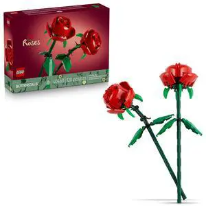 LEGO Roses - Building Toy for Kids, Girls & Boys, Ages 8+ - Artificial, Fake Roses for Home Decor & Display - Gift Idea for Plant & Flower Lovers - 40460 LEGO Roses - Building Toy for Kids, Girls & Boys, Ages 8+ - Artificial, Fake Roses for Home Decor & Display - Gift Idea for Plant & Flower Lovers - 40460