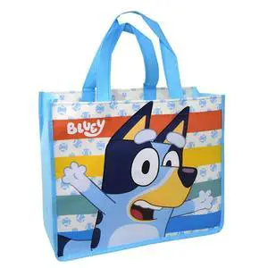 Bluey Medium Eco Friendly Non Woven Tote Bag with Hangtag Bluey Medium Eco Friendly Non Woven Tote Bag with Hangtag