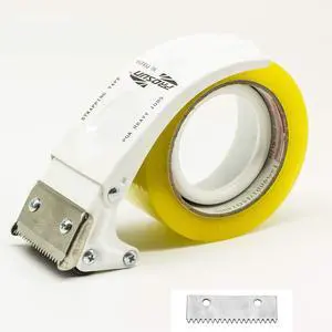PROSUN Metal Handheld 2 Inch Tape Gun Dispenser Packing Packaging Sealing Cutter White PROSUN Metal Handheld 2 Inch Tape Gun Dispenser Packing Packaging Sealing Cutter White