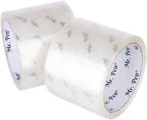 Mr. Pen- 3 inch Packing Tape, 2 Pack, Wide Tape, 45 Yards, 1.9mil, No Smell | 3 inch Tape, Shipping Tape, Packaging Tape, Packing Tape Rolls, Clear Packing Tape, Moving Tape, Packing Tape Refill Mr. Pen- 3 inch Packing Tape, 2 Pack, Wide Tape, 45 Yards, 1.9mil, No Smell | 3 inch Tape, Shipping Tape, Packaging Tape, Packing Tape Rolls, Clear Packing Tape, Moving Tape, Packing Tape Refill