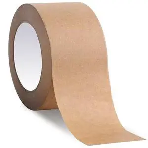 WANBAO 1 Rolls Kraft Paper Tape Brown Packing Tape 2 inch x 55 Yard | for Packing Boxes, Sealing Cardboard Boxes, Packaging and Masking Use WANBAO 1 Rolls Kraft Paper Tape Brown Packing Tape 2 inch x 55 Yard | for Packing Boxes, Sealing Cardboard Boxes, Packaging and Masking Use