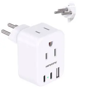 US to Switzerland Plug Adapter, Type J Swiss Travel Charger Power Adaptor | Switzerland Power Travel Plug Adapter, 2 Outlets 3 USB Ports(2 USB C) for US to Swiss, Liechtenstein, Rwanda US to Switzerland Plug Adapter, Type J Swiss Travel Charger Power Adaptor | Switzerland Power Travel Plug Adapter, 2 Outlets 3 USB Ports(2 USB C) for US to Swiss, Liechtenstein, Rwanda