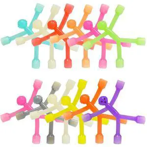 Magnetic Travel Toys for Toddler 12PCS, Colourful Silicone Magnet Men | Quiet Travel Activities for Kids 4-8, Fidget Toys for Car Airplane Road Trip, Sensory Magnetic Gifts for Child 3-12 Magnetic Travel Toys for Toddler 12PCS, Colourful Silicone Magnet Men | Quiet Travel Activities for Kids 4-8, Fidget Toys for Car Airplane Road Trip, Sensory Magnetic Gifts for Child 3-12