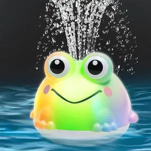Light Up Bath Toys for Kids Ages 3 and up,Baby Pool Water Toys | Light-up frog water fountain toy, bathtub pool wading table swimming toy, suitable for toddlers and children Christmas Light Up Bath Toys for Kids Ages 3 and up,Baby Pool Water Toys | Light-up frog water fountain toy, bathtub pool wading table swimming toy, suitable for toddlers and children Christmas