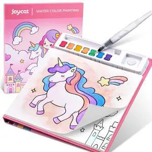 JoyCat Paint with Water Coloring Books for Toddlers (Magical Pony) | Watercolor Painting Set for Kids Ages 3-5 & 4-8, Arts & Crafts Drawing Activity Travel Toy, Birthday Gifts for Boys & Girls JoyCat Paint with Water Coloring Books for Toddlers (Magical Pony) | Watercolor Painting Set for Kids Ages 3-5 & 4-8, Arts & Crafts Drawing Activity Travel Toy, Birthday Gifts for Boys & Girls