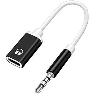 Zenarao 3.5mm Male to USB C Female Audio Adapter, Only Analog Audio Aux Jack Cable for Smartphone Laptop Tablet MP3 Black Zenarao 3.5mm Male to USB C Female Audio Adapter, Only Analog Audio Aux Jack Cable for Smartphone Laptop Tablet MP3 Black