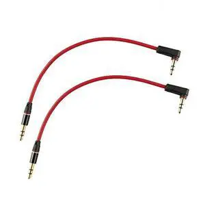 Seadream 3.5mm Aux Cable Short 2Pack 8inch 3Port | 3.5mm Right Angle Male to Male Stereo Audio Cable Replacement for Headphones, iPods, iPhones, iPads, Home / Car Stereos Seadream 3.5mm Aux Cable Short 2Pack 8inch 3Port | 3.5mm Right Angle Male to Male Stereo Audio Cable Replacement for Headphones, iPods, iPhones, iPads, Home / Car Stereos